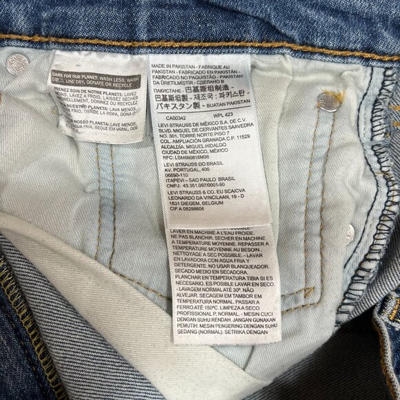 Levi's 505 Pants Size 36 30 Medium Wash Mens - Picture 7 of 12